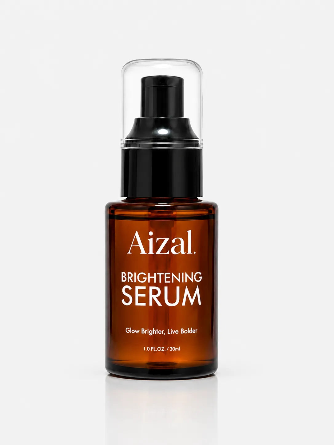 Aizal Brightening Serum for radiant-looking skin and improved skin tone.