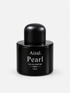 Aizal Pearl Eau de Parfum 100ml black perfume bottle with a rounded black cap